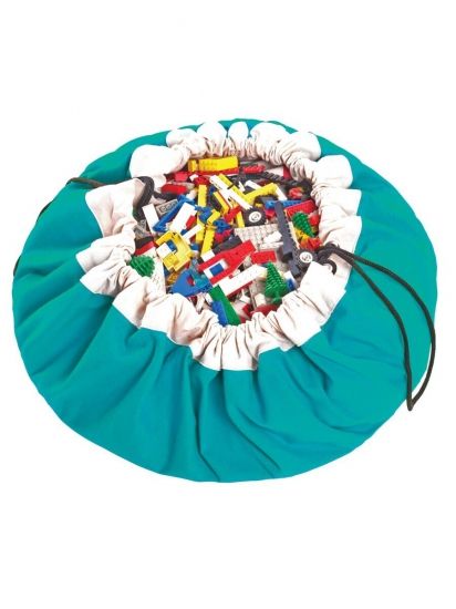 2 в 1: мешок для хранения игрушек и игровой коврик Play&Go Бирюзовый - Play&Go