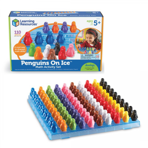 LER3311 Развивающая игрушка "Пингвины на льдине" (110 элементов)
