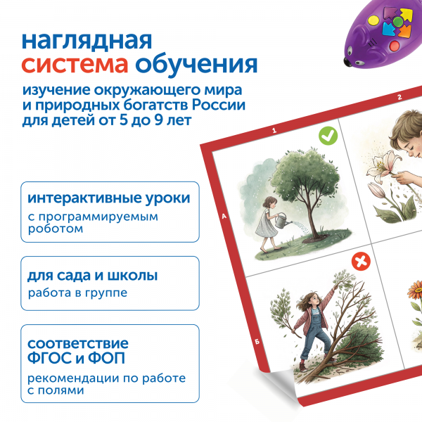 Природные богатства России с РобоМышью (с системой хранения)