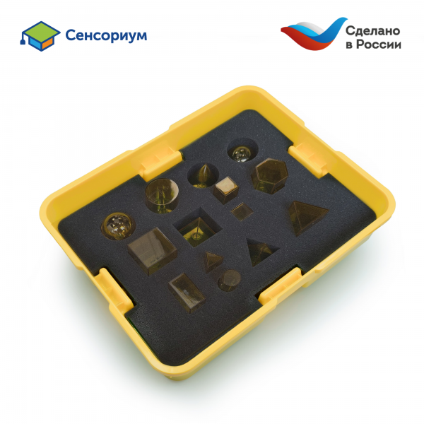 MS09181 Модуль "Плоские и объемные фигуры" (однотонные)