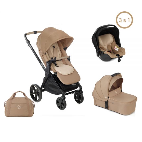 JANE Коляска 3 в 1 Muum 4+Sweet+Koos I-Size Sesame - JANE