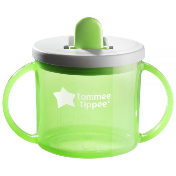 Tommee Tippee поильник, обучающая чашка с носиком и ручками, 190 мл, 4 м+, зеленый - TOMMEE TIPPEE