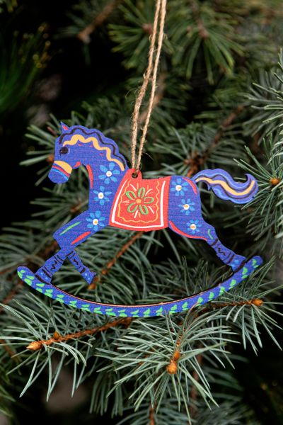 Ёлочная игрушка "Коняшка" арт.80