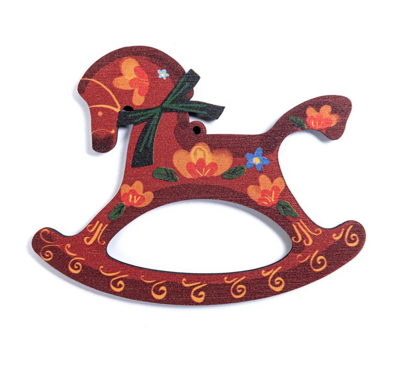 Ёлочная игрушка "Коняшка" арт.77