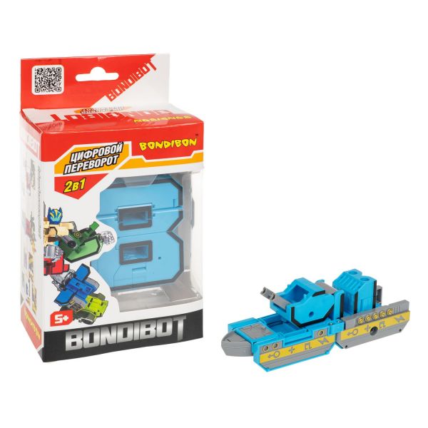 Трансформер BONDIBOT 2в1 цифра "8" Bondibon - BONDIBON