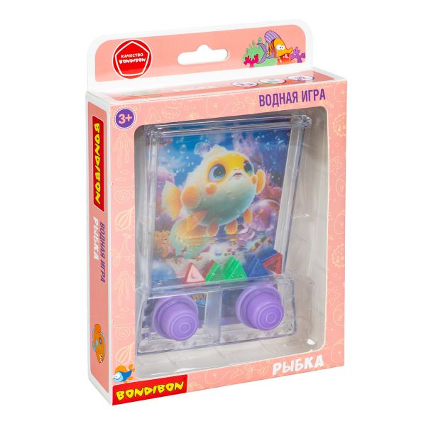Развивающая водная игра РЫБКА с кристаллами Bondibon - BONDIBON