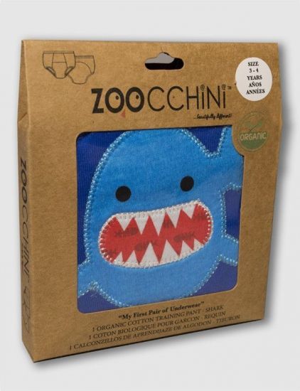 Многослойные трусы Zoocchini Акула Шерман - Zoocchini