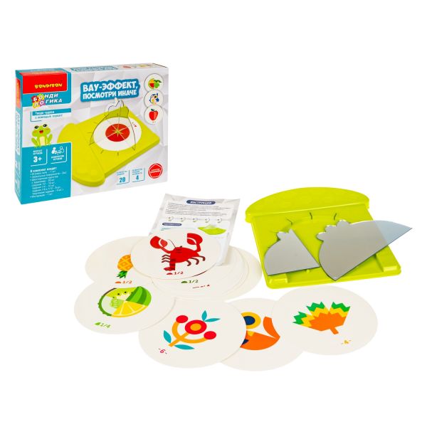 Настольная логическая игра ВАУ-ЭФФЕКТ, ПОСМОТРИ ИНАЧЕ БондиЛогика Bondibon - BONDIBON