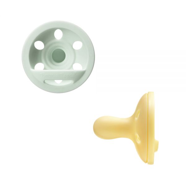 Tommee Tippee соска-пустышка силиконовая Close to Natural Breast-like, 0-6 мес., 2 шт. - TOMMEE TIPPEE
