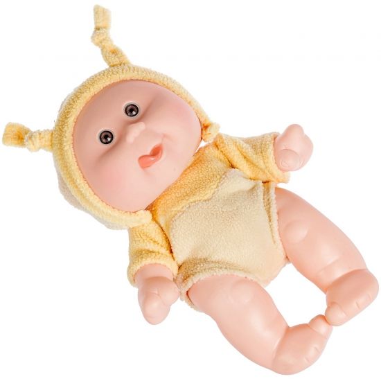Кукла "МАЛЫШ С УЛЫБКОЙ" жёлтый костюм Oly Bondibon - BONDIBON