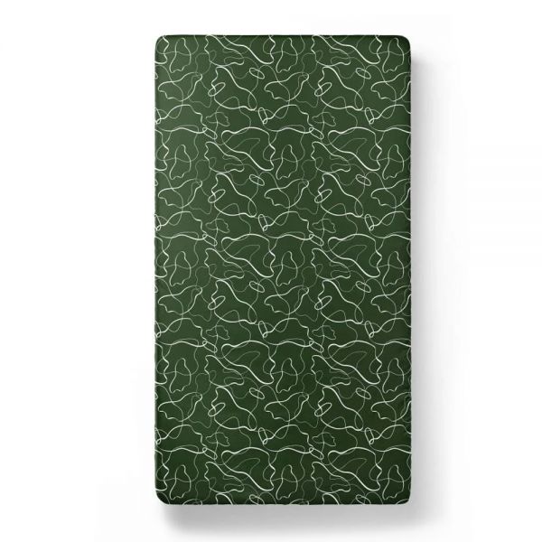 OLANT BABY пеленка на резинке 120х60 Forest frost - OLANT BABY