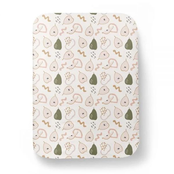 OLANT BABY пеленка на резинке 100х70 см Pear with me LOVE - OLANT BABY