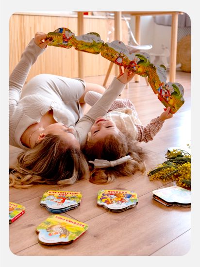 Подарочный набор сказок в сундуке. Книжки для малышей Русские народные сказки для малышей в коробке 8 книг - Malamalama