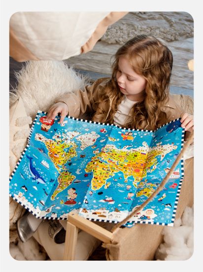 Большая энциклопедия "Атлас Путешествие по материкам" Книга для детей от  Malamalama - Malamalama