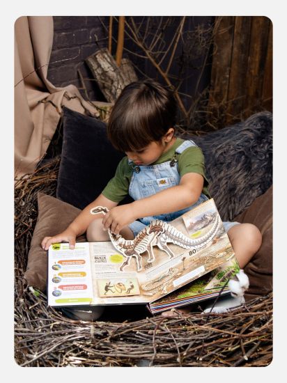 Интерактивная энциклопедия Динозавры. Детская книга 3Д для детей - Malamalama