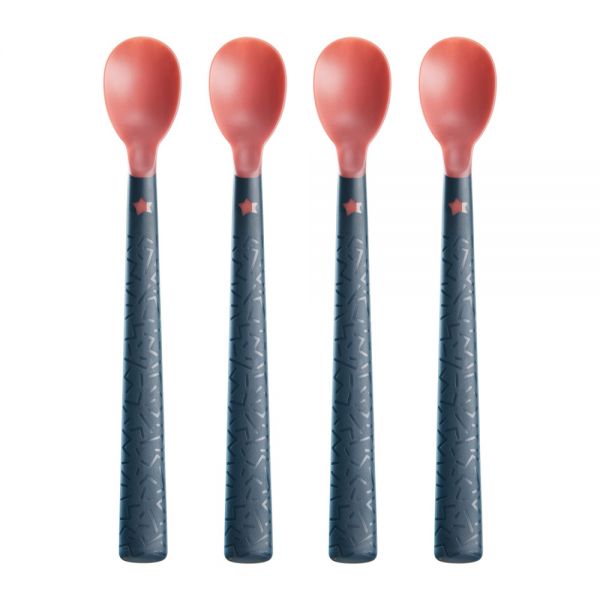 Tommee Tippee термоложки для кормления Heat Sense, 4 шт., 4 мес + - TOMMEE TIPPEE