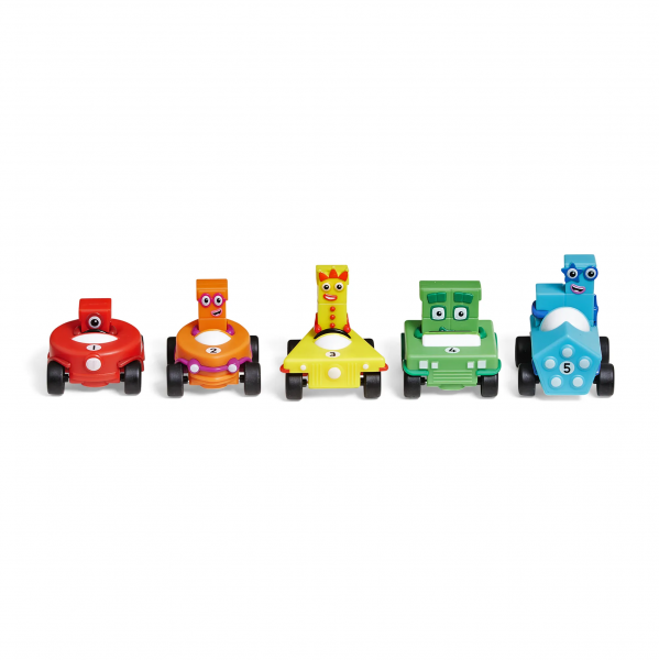 HM95405-UK Игровые фигурки Numberblocks в машинках