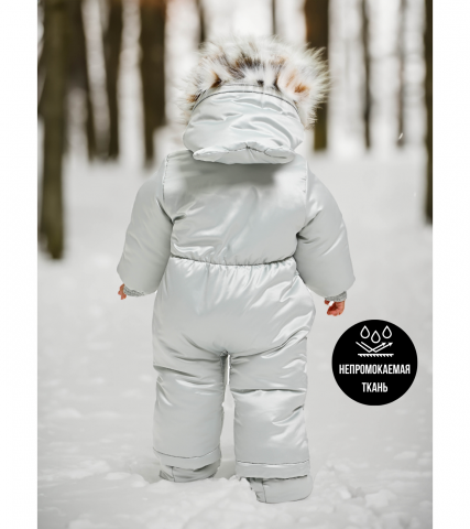 Комбинезон, Зеленый чай опушка леопард арт. 271шм/2 - MaLeK BaBy