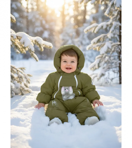 Комбинезон-конверт "трансформер", Хаки арт. 147ШМ - MaLeK BaBy