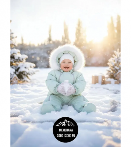 Комбинезон-конверт "трансформер", Мята, 163шм/2 - MaLeK BaBy