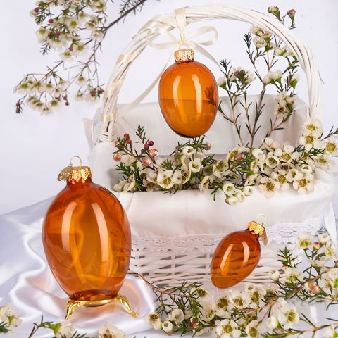 Яйцо пасхальное декоративное, в подарочной упаковке, h-10,5 см - КОЛОМЕЕВ