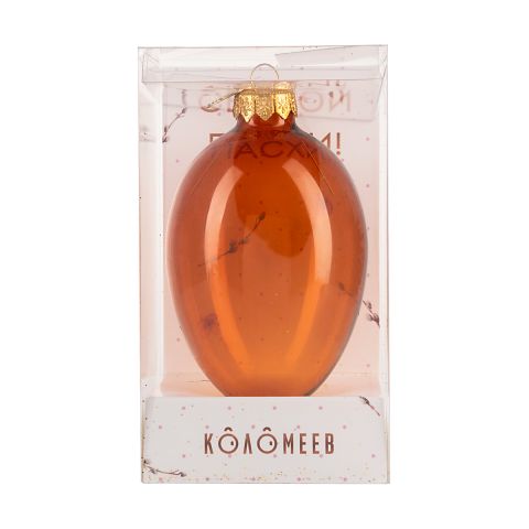 Яйцо пасхальное декоративное, в подарочной упаковке, h-10,5 см - КОЛОМЕЕВ