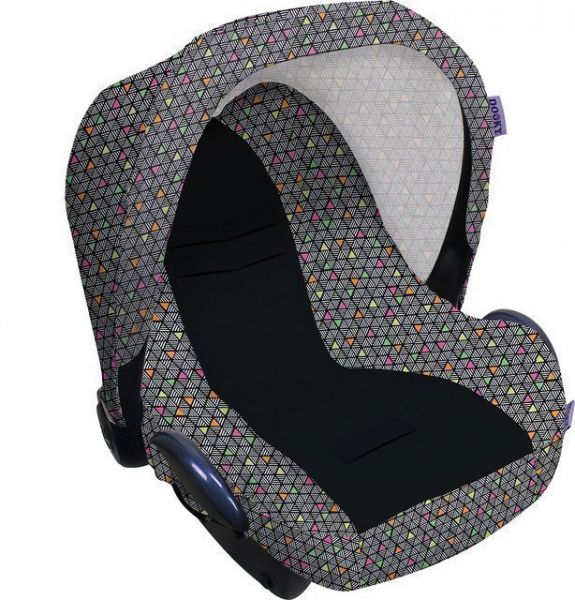 Xplorys Чехол в автокресло DOOKY Seat cover 0+ Neon Triangle - DOOKY-XPLORYS