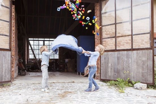 2 в 1: мешок для хранения игрушек и игровой коврик Play&Go Джинсы - Play&Go