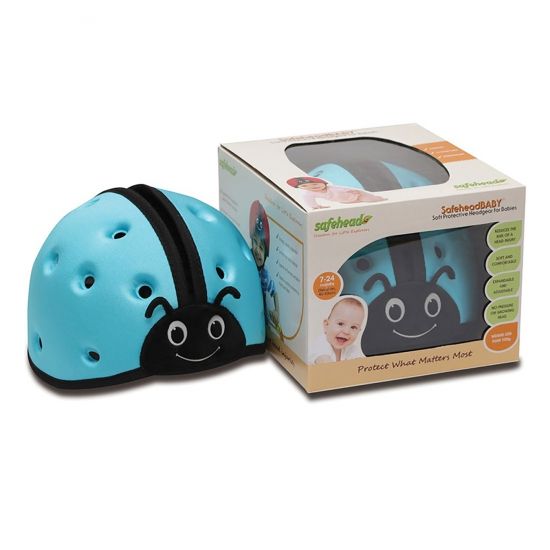 Мягкая шапка-шлем для защиты головы SafeheadBABY. Божья коровка - Safehead