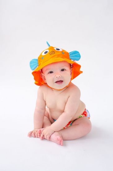 Подгузник для плавания и солнцезащитная панамка в наборе Zoocchini Рыбка - Zoocchini