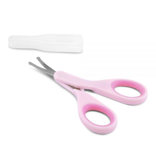 Chicco ножницы 0+ с закругленными концами, розовый - Chicco