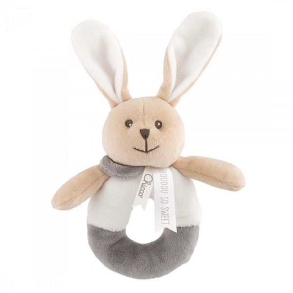 Chicco погремушка мягкая My Sweet Doudou Зайчик - Chicco