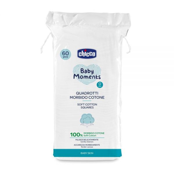 Chicco диски ватные 60 шт Baby Moments - Chicco
