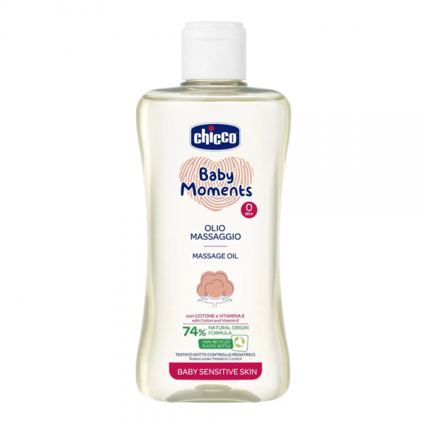 Chicco масло массажное 0+ 200 мл Baby Moments - Chicco