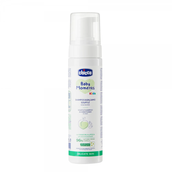 Chicco шампунь-кондиционер 2-в-1 суфле 150 мл Baby Moments Kids - Chicco
