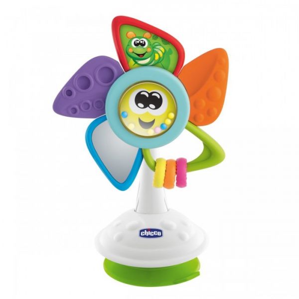 Chicco игрушка на присоске на стульчик для кормления Will the Pinwheel - Chicco