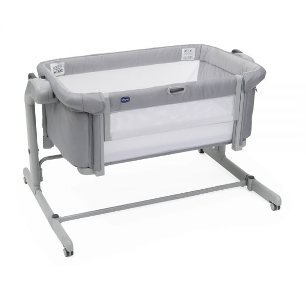 Chicco кроватка приставная Next2me Magic Evo Grey Mist - Chicco