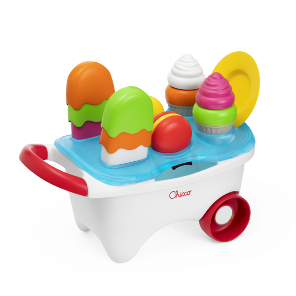 Chicco игрушка-конструктор Тележка с мороженым - Chicco