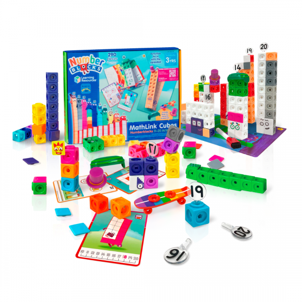 LSP0950-UK (ДИСКОНТ) "Соединяющиеся кубики Numberblocks, с карточками. От 11 до 20"
