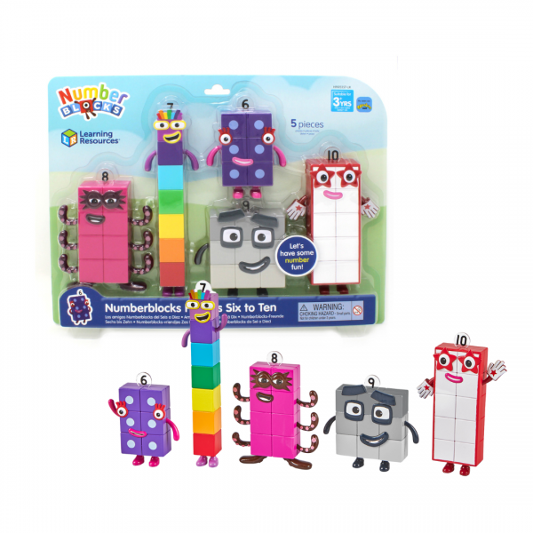 HM95357-UK (ДИСКОНТ) Игровые фигурки "Numberblocks от 6 до 10"