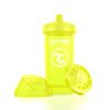 Поильник Twistshake Kid Cup. 360 мл. Жёлтый (Starlight). Возраст 12+m