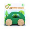Игрушка Машинка деревянная зеленая