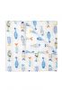 Муслиновая пеленка Рыбки 120х120