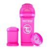 Антиколиковая бутылочка Twistshake для кормления 260 мл. Розовая (Crazymonkey) - Антиколиковые бутылочки Twistshake