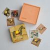 Кубики с картинками "Цирк Животные"  (9 кубиков в деревянной коробочке)