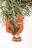 Ёлочная игрушка "Петушок" (борецкая роспись)