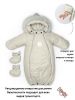 Комбинезон-конверт "трансформер", Сливки, 163шм/2 (68 см)