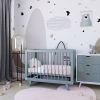 Кроватка для новорожденного Lillaland - модель Lilla Aria серая