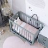Кроватка для новорожденного Lillaland - модель Lilla Aria серая - LILLALAND