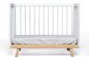 Кроватка для новорожденного Lillaland - модель Lilla Aria белая/дерево - LILLALAND